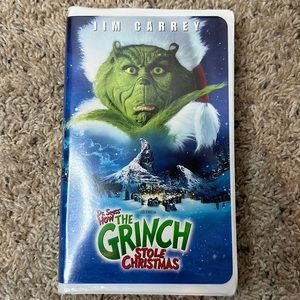 Dr. Seuss How The Grinch Stole Christmas VHS Movie Jim Carrey